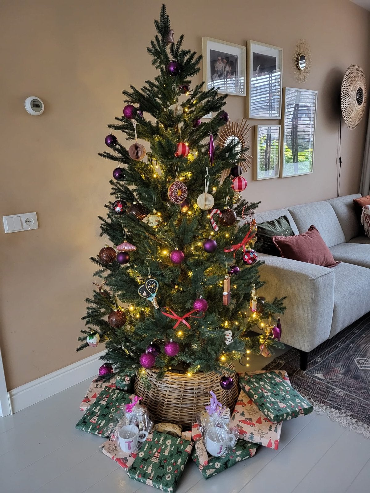 Kunst kerstboom Black Box Frasier blauw 185 cm, Ophalen of Verzenden, Zo goed als nieuw