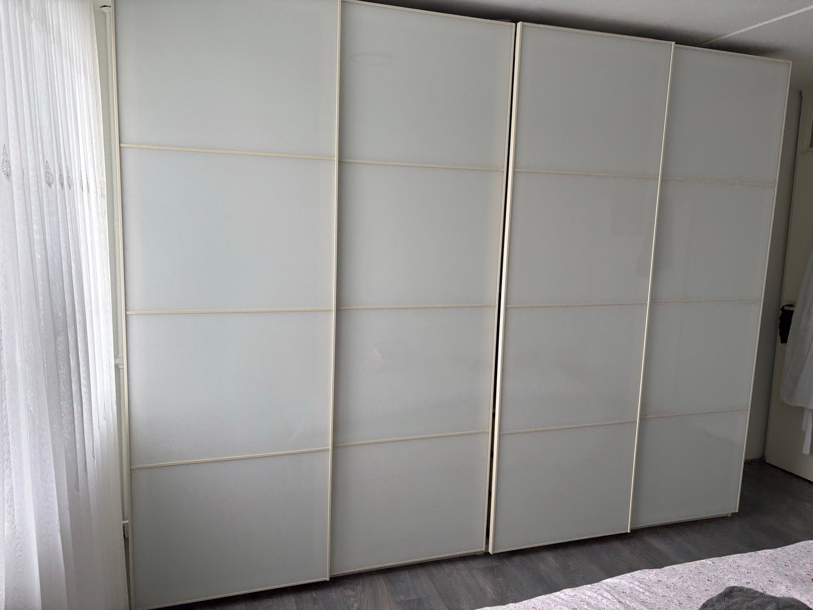 Pax kledingkast met schuifdeuren 300x238x60, Ophalen, Overige materialen, Gebruikt, 200 cm of meer