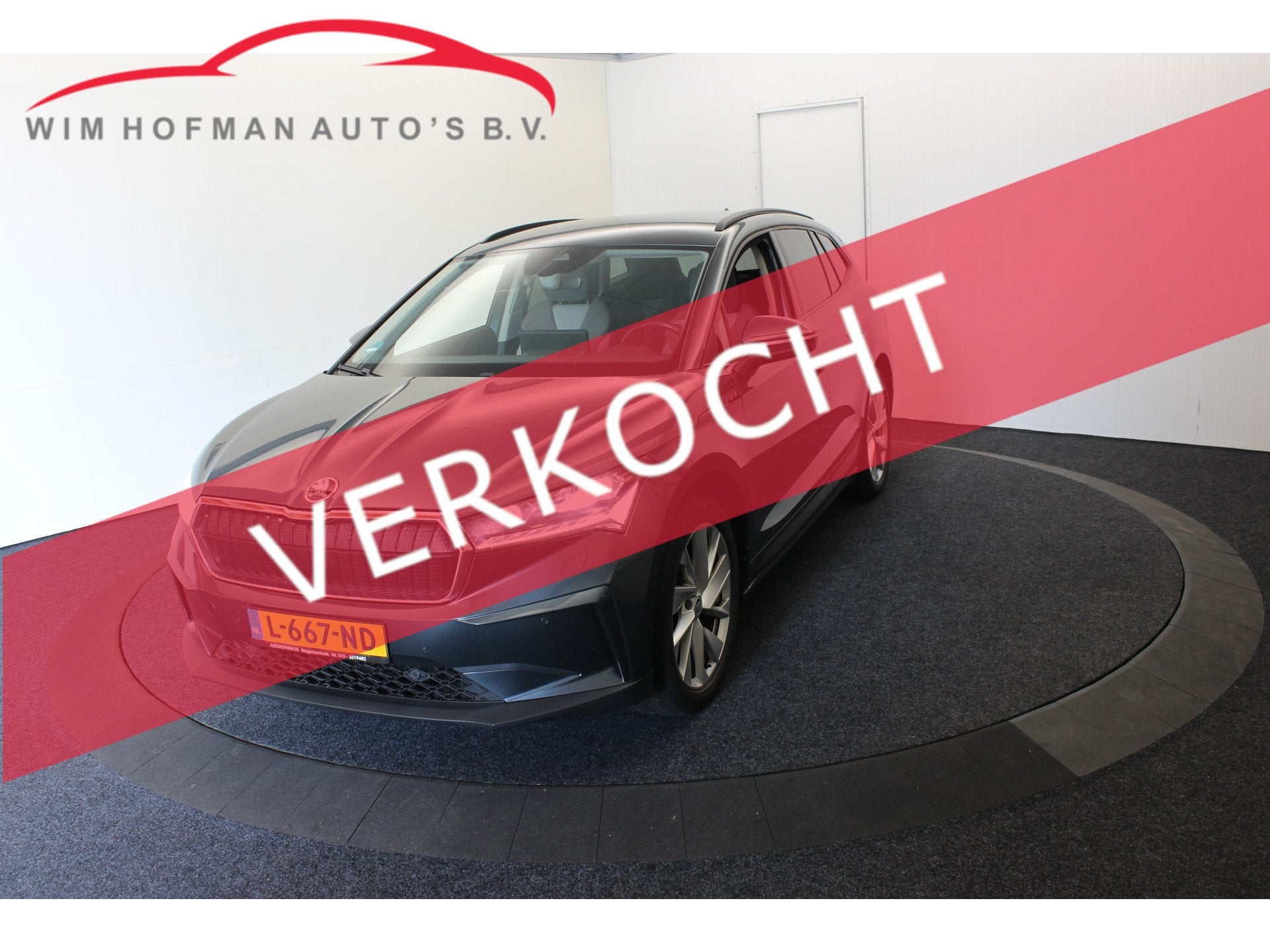 Skoda Enyaq iV 60 First Edition Camera Trekhaak Dhoek det Me, Auto's, 34 min, Achterwielaandrijving, Gebruikt, Origineel Nederlands