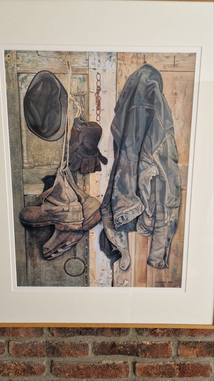 Afdruk Jopie Huisman schilderij '97 met BARTH-certificaat, Ophalen, Gedateerd, Realistisch, Stilleven