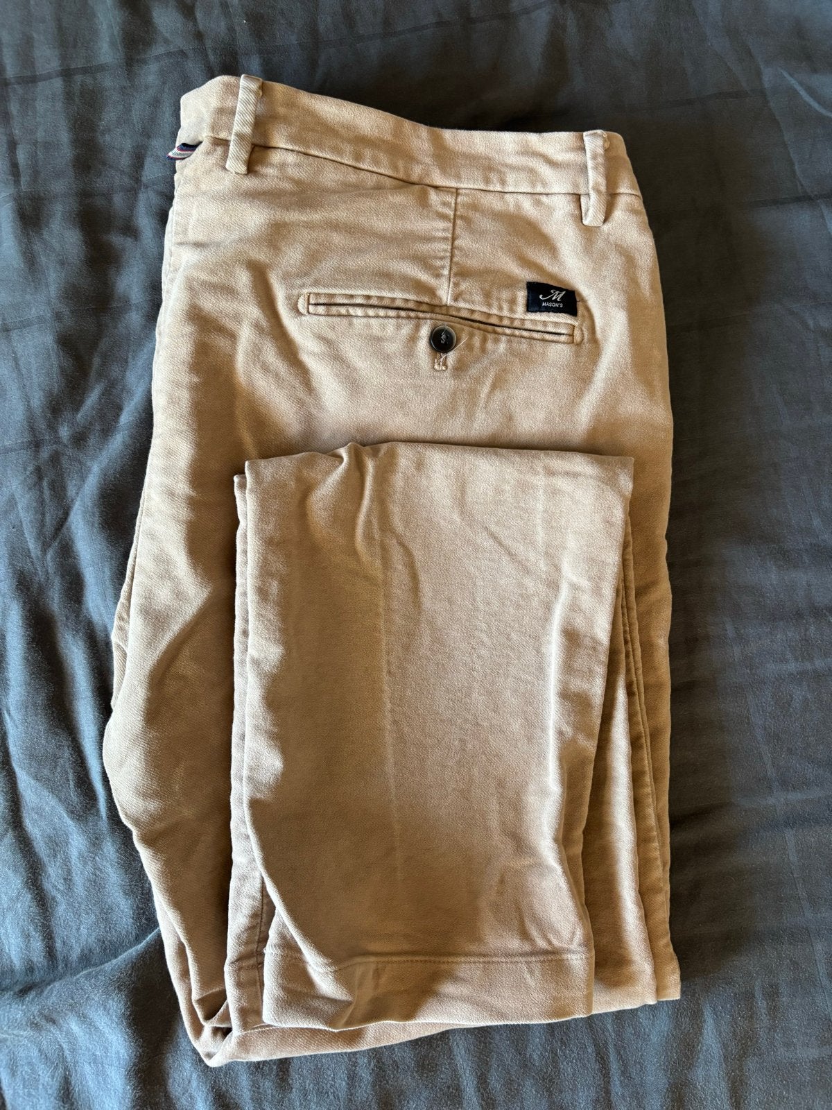 Mason's Torinostyle Broek - Beige/Kaki maat 56, Ophalen of Verzenden, Gedragen, Maat 56/58 (XL), Beige