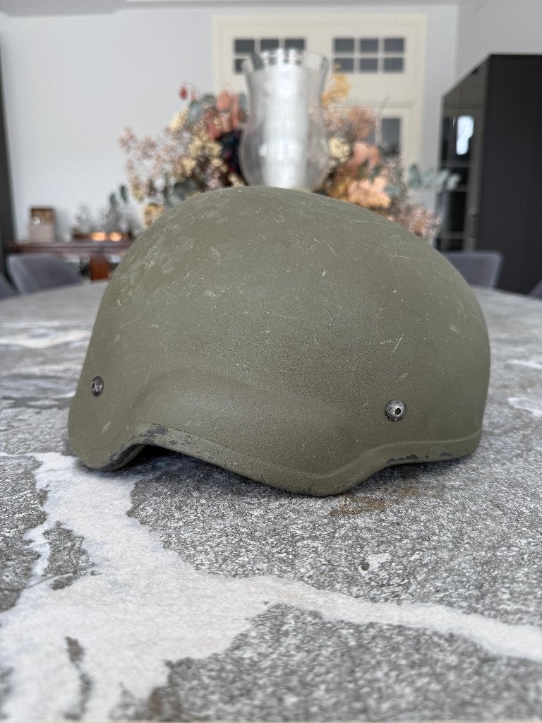 Ballistisch ACH Kevlar-helm niveau IIIA, Medium Cut, Ophalen of Verzenden, Landmacht, Nederland, Helm of Baret