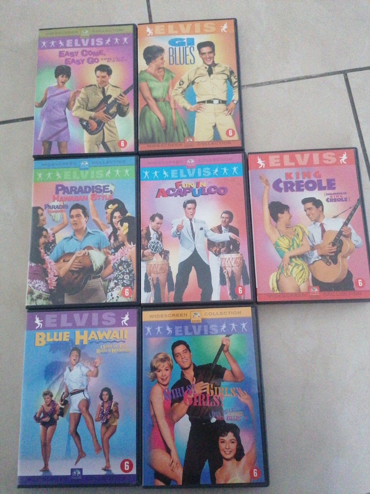 Elvis Presley Film Collectie - 6 DVD's, Alle leeftijden, Inclusief doosje, Nederlands, Ophalen of Verzenden