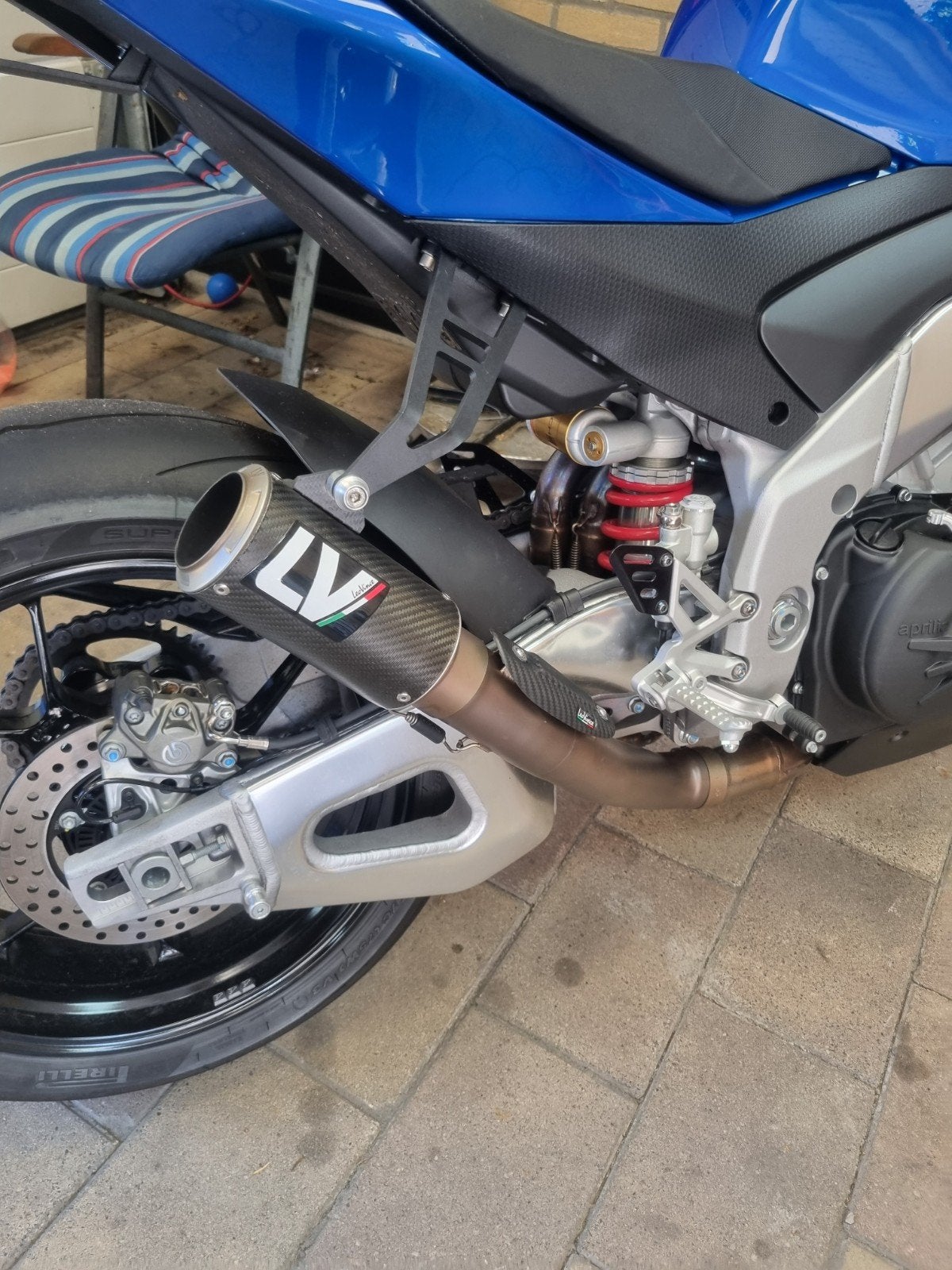 Aprilia rsv4 tuono v4 leovinci lv uitlaat, Ophalen of Verzenden