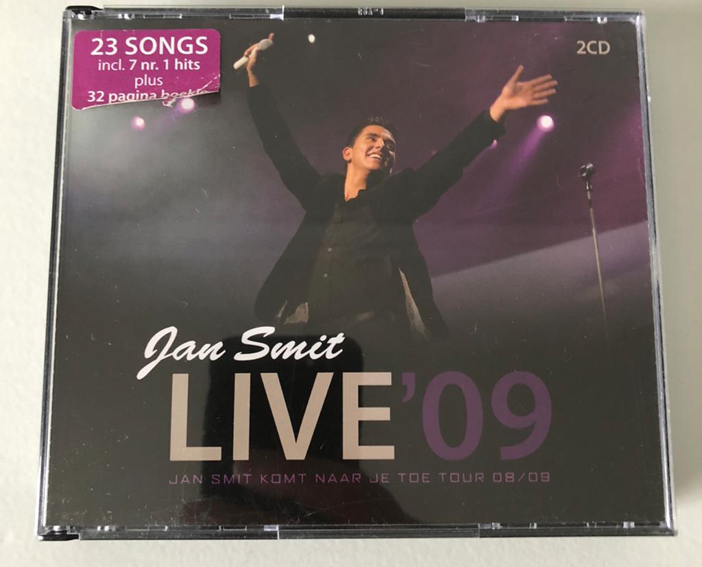 Dubbel cd. Jan Smit. Live ‘09, Ophalen of Verzenden, Gebruikt, Levenslied of Smartlap, Boxset