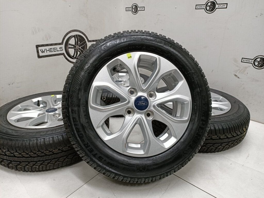 Ford FIESTA lichtmetaal velgen 14"inch winterbanden tpms, Ophalen, Nieuw, 14 inch, Banden en Velgen
