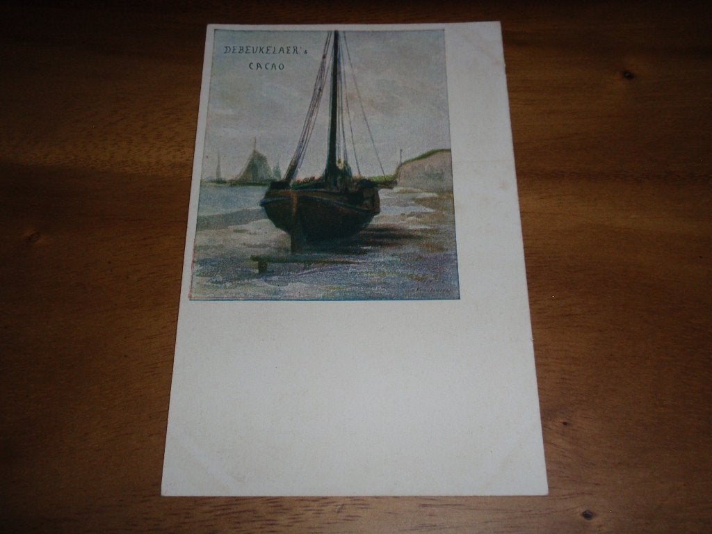De Beukelaer 's Cacao Reclame Reclamekaart, Verzenden, Voor 1920, Ongelopen, Overige thema's