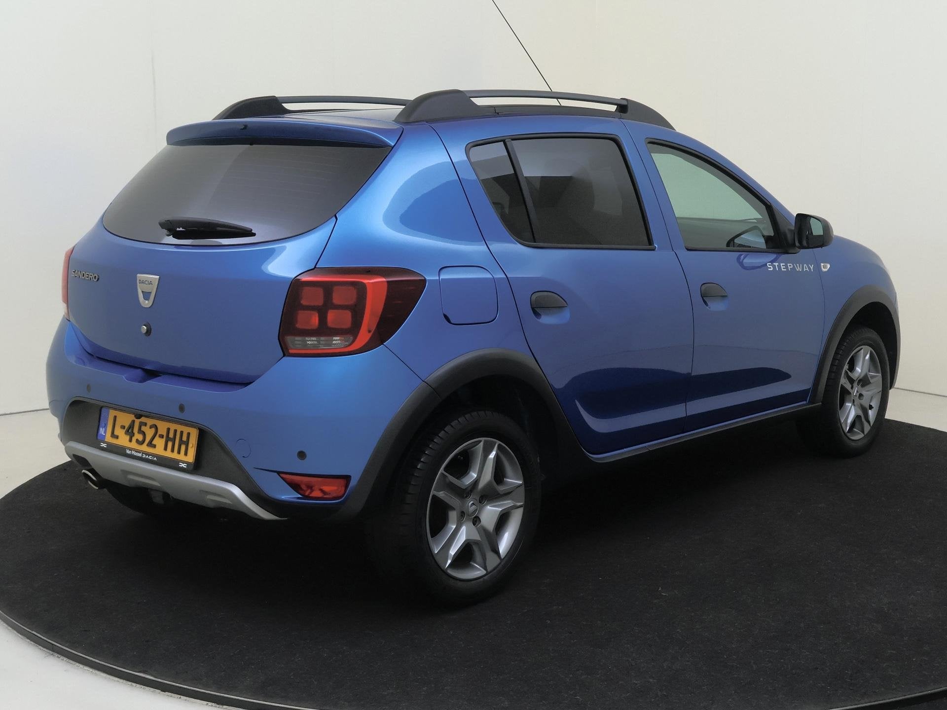 Dacia Sandero Stepway TCe90 Tech Road | Navigatie | Parkeers, Auto's, Stof, Euro 6, Blauw, Bedrijf