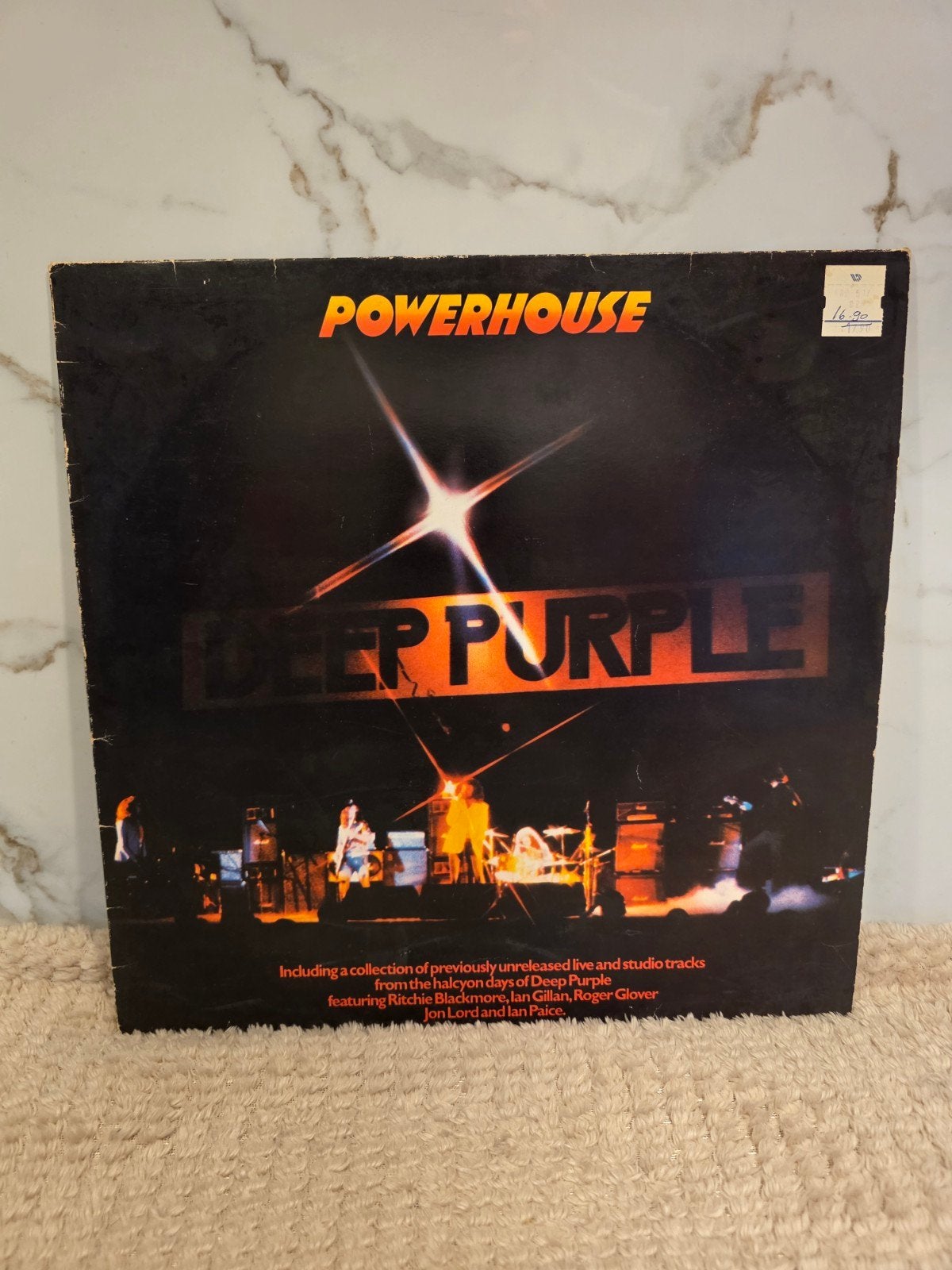 Deep Purple – Powerhouse (1977, NL, Purple), Ophalen of Verzenden, Gebruikt, 12 inch