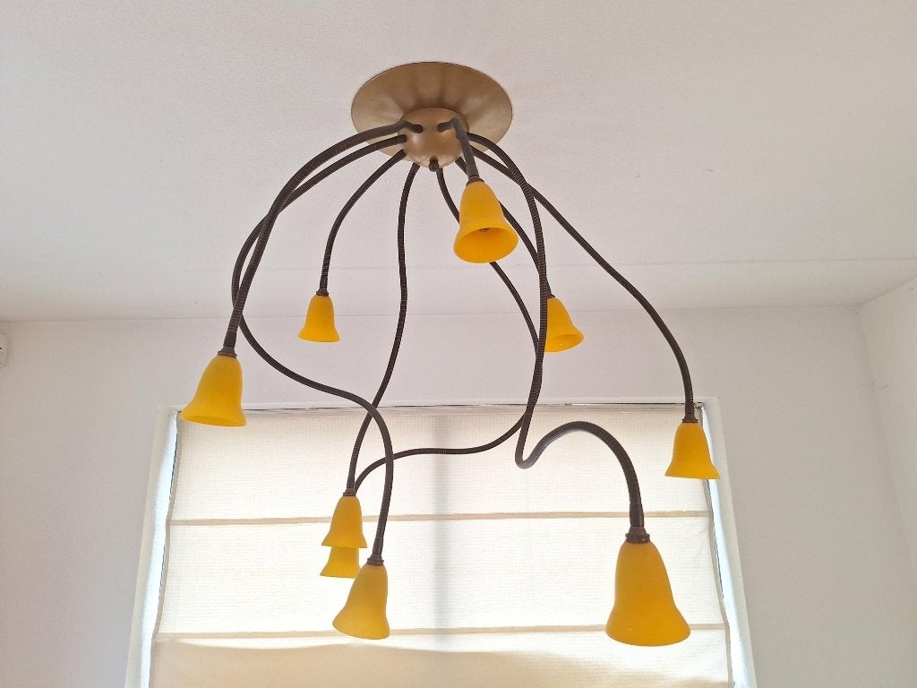 plafondlamp model vuurpijl, Ophalen, B22 (Bajonetsluiting), Meerkleurig, Zo goed als nieuw