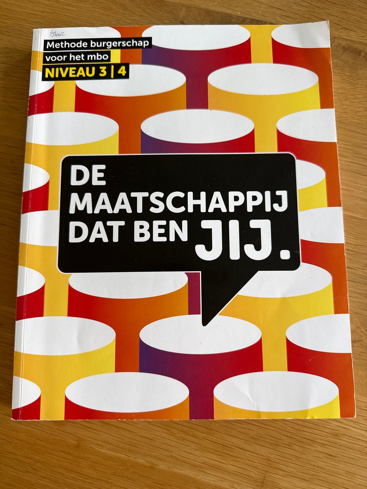 De Maatschappij Dat Ben Jij - Methode burgerschap mbo, Boeken, Schoolboeken, Ophalen of Verzenden, Zo goed als nieuw, Overige niveaus