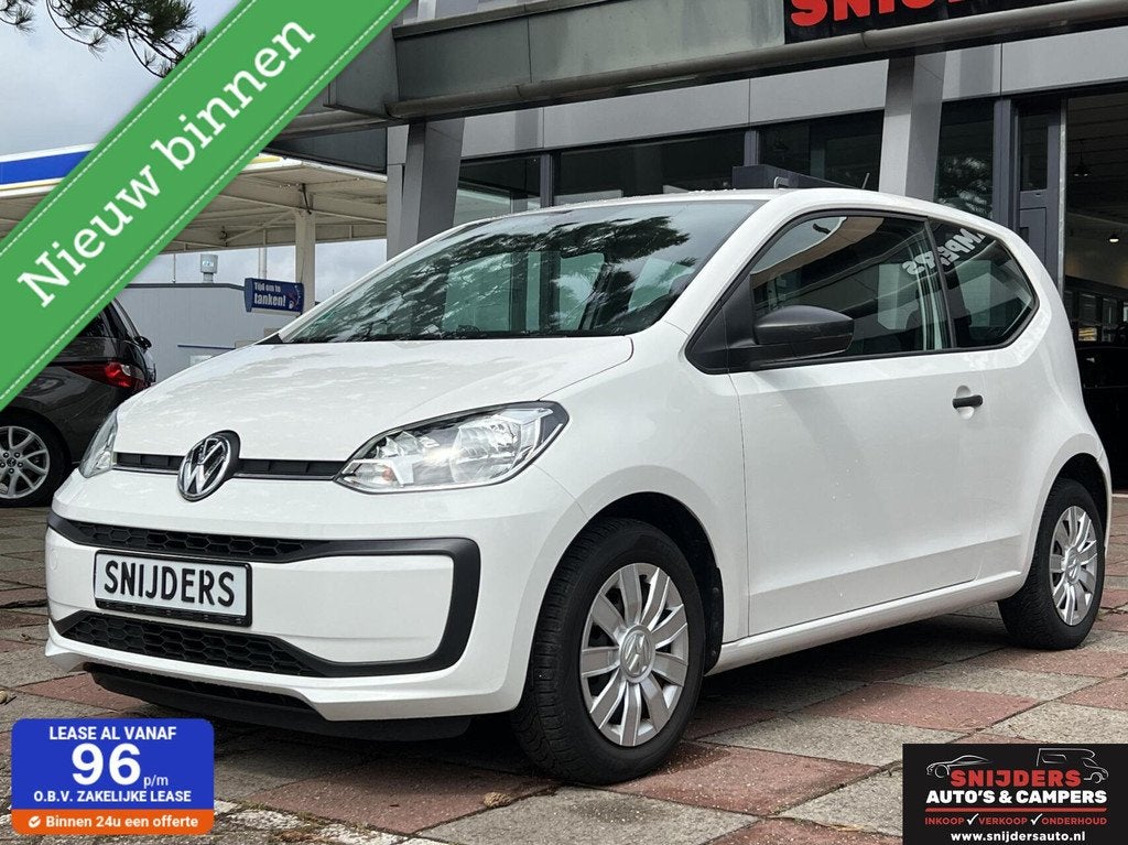 Volkswagen Up! 1.0 take up! nieuw model 6 mnd garantie, Voorwielaandrijving, Stof, Gebruikt, Up!
