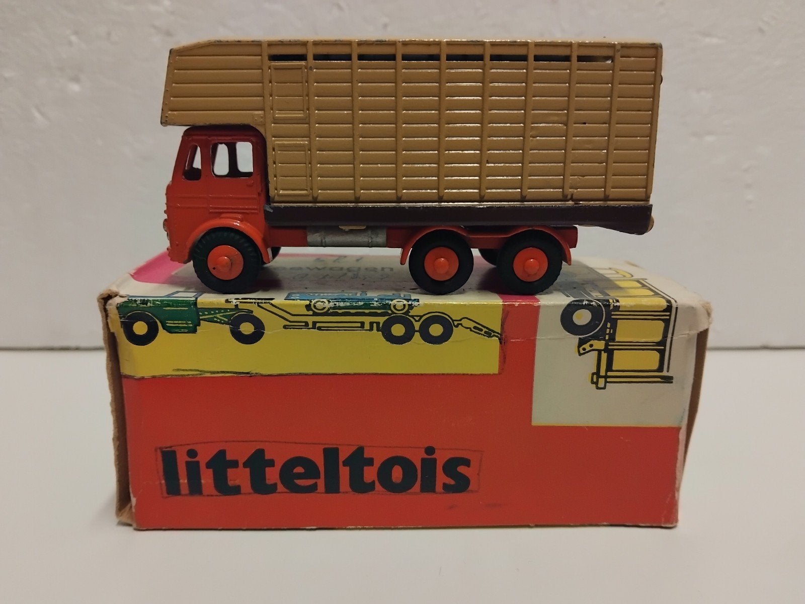 Littletois Horsebox paardenwagen truck veewagen, Ophalen of Verzenden, Zo goed als nieuw, Bus of Vrachtwagen, Overige merken