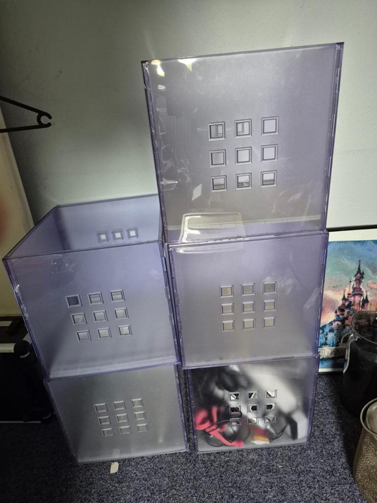 Ikea lekmanbakken, Huis en Inrichting, Woonaccessoires | Cd- en Dvd-rekken, Ophalen, Gebruikt, Kunststof, Cd's of Dvd's