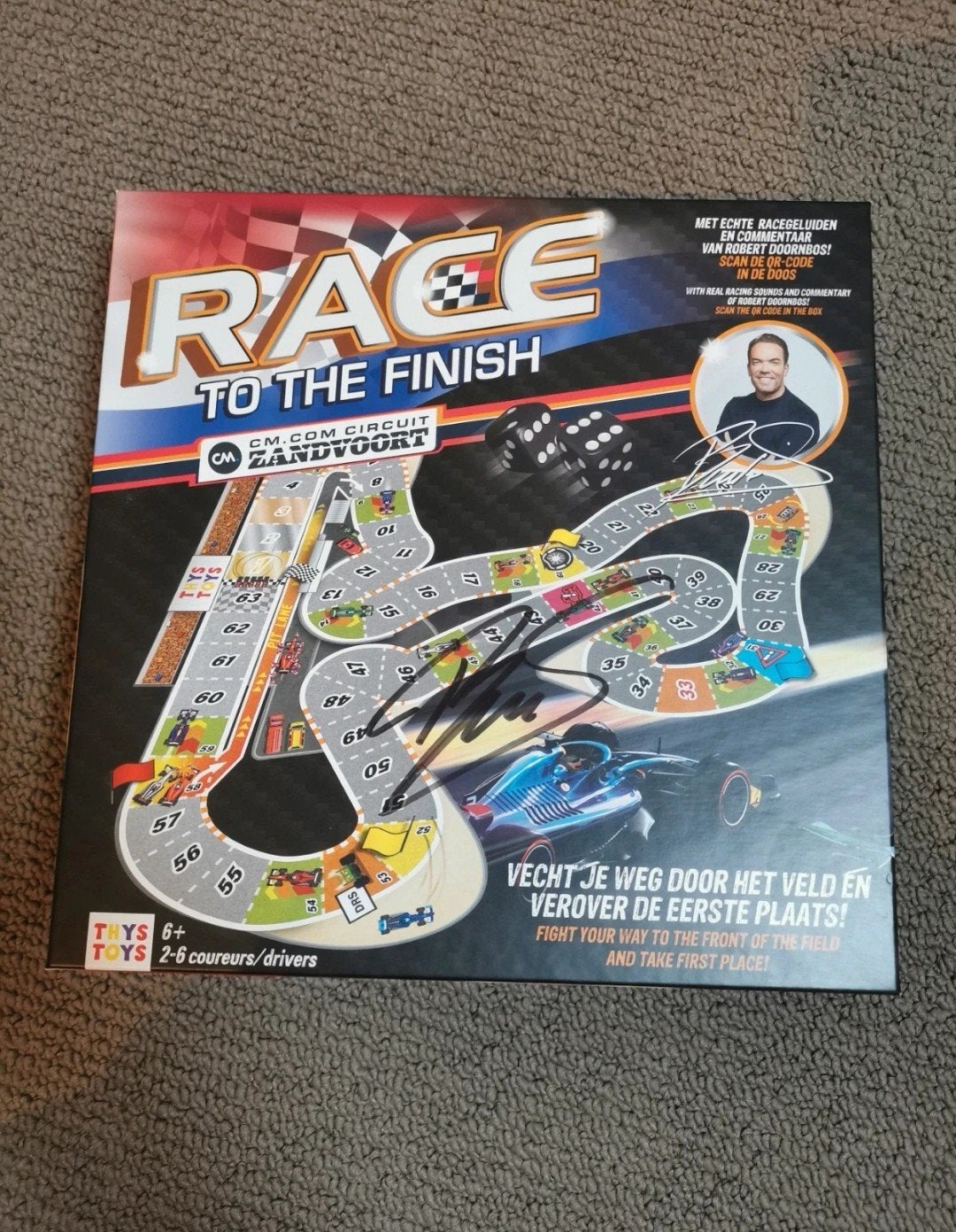 Race to the Finish. Circuit Zandvoort bordspel, Ophalen of Verzenden, Nieuw, Thys Toys