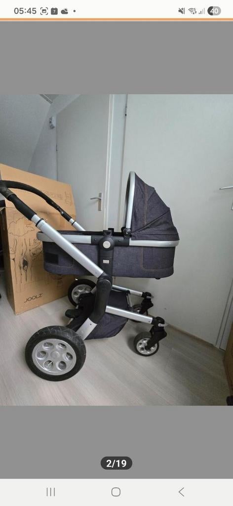 Joolz Day One Combiwagen Denim Blauw met Accessoires, Kinderen en Baby's, Kinderwagens en Combinaties, Ophalen of Verzenden