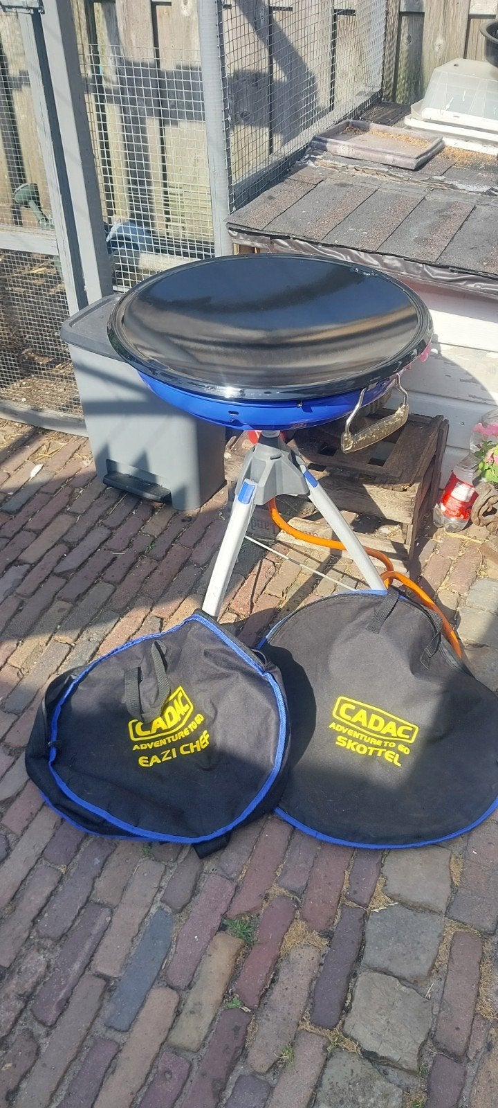 Cadac Skottelbraai met complete kookset, zo goed als nieuw, Ophalen, Zo goed als nieuw, Cadac