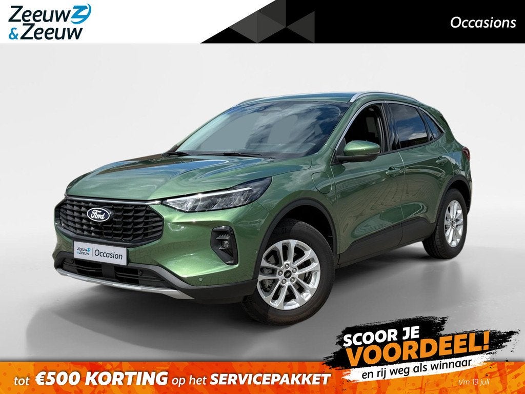 Ford Kuga 2.5 PHEV Titanium | 2100kg Trekgewicht! | Trekhaak, Auto's, Ford, 12 maanden, Gebruikt, Bedrijf, Hybride Elektrisch/Benzine