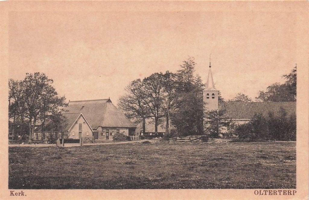 703-174-033 Olterterp Kerk, Verzenden, Voor 1920, Friesland