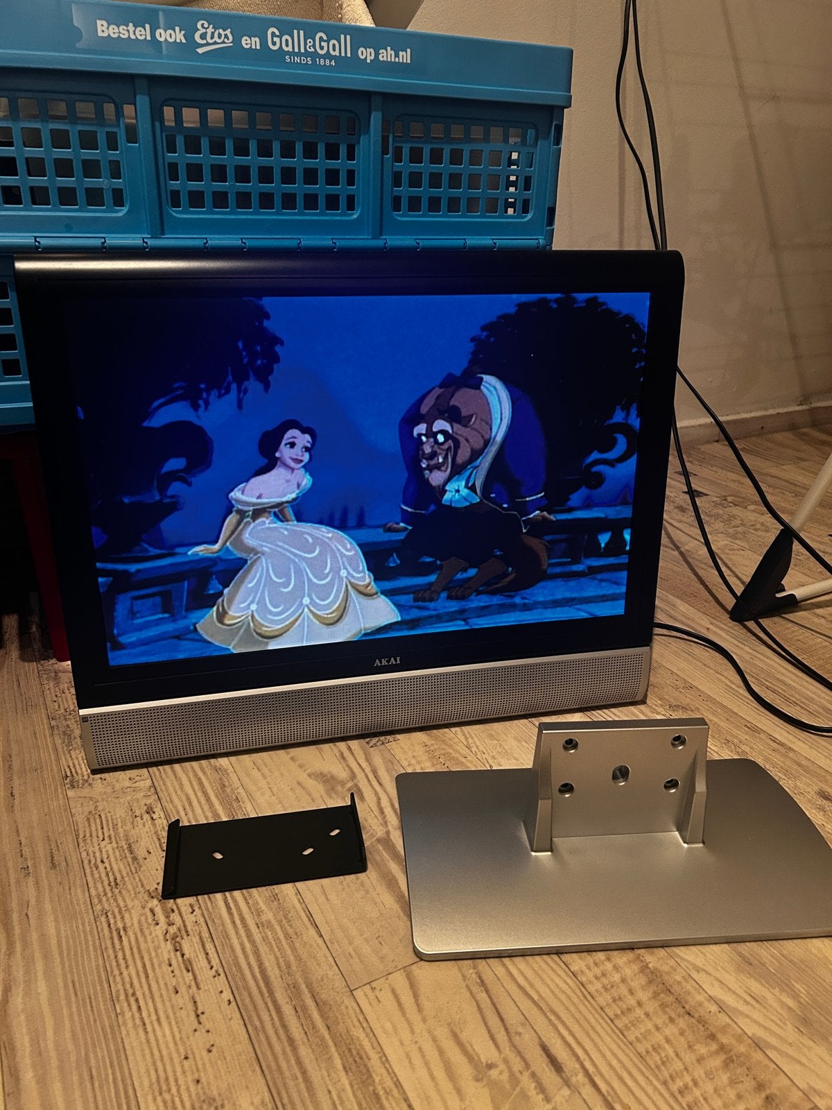 AKAI TV met DVD-speler en afstandsbediening, Audio, Tv en Foto, Gebruikt, 50 Hz, 40 tot 60 cm, Ophalen
