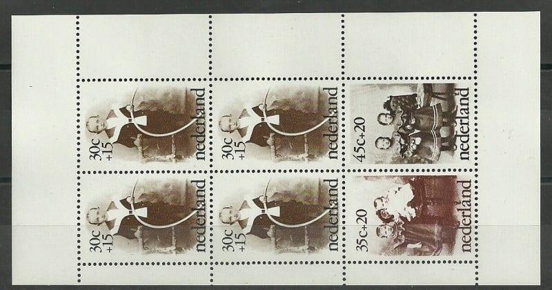 kinderpostzegels 1974 -1988 + 10 voor uw brieven vel, Postzegels en Munten, Verzenden, Postfris