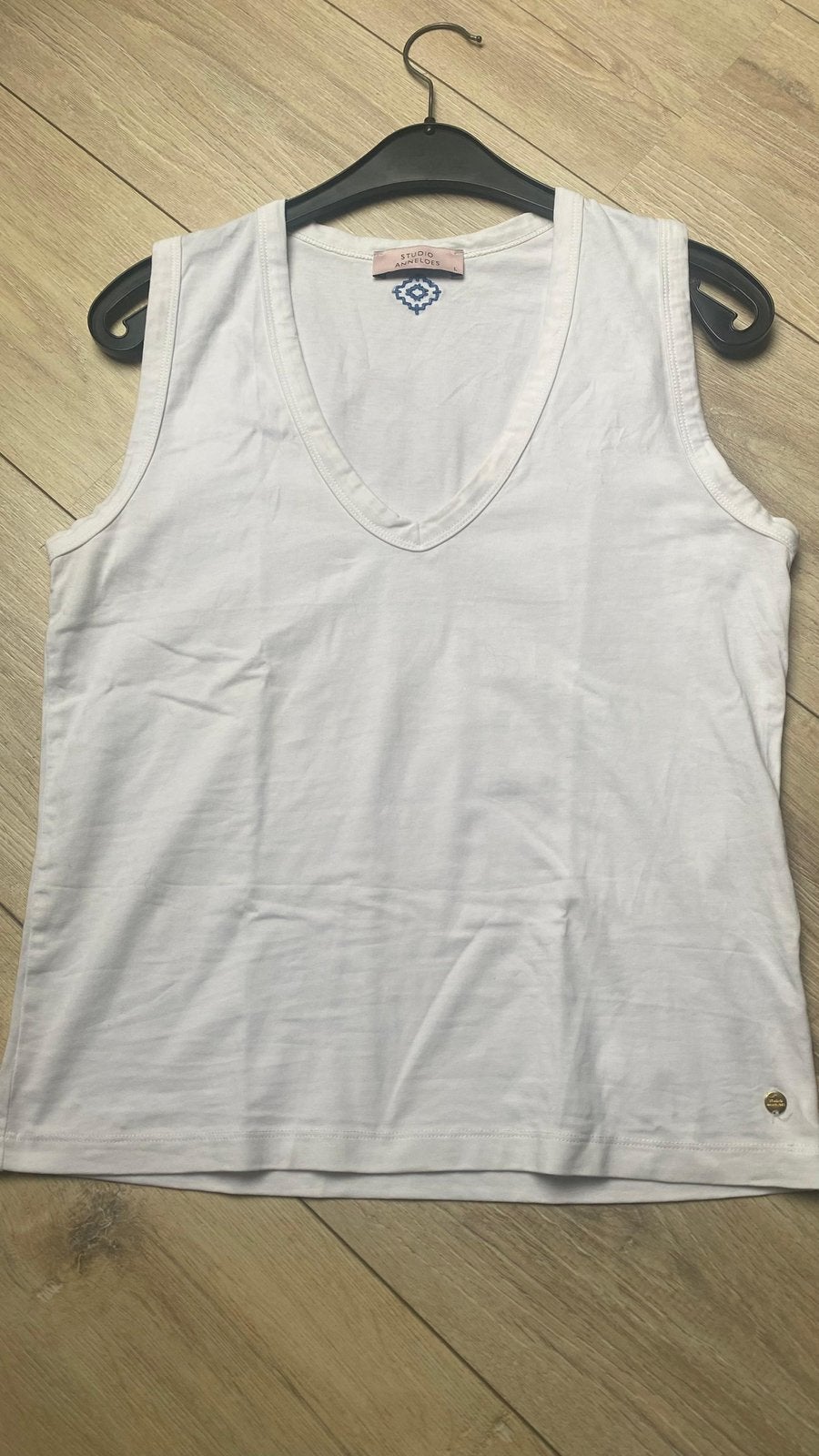 Studio Anneloes macy top M, Wit, Zo goed als nieuw, Zonder mouw, Ophalen