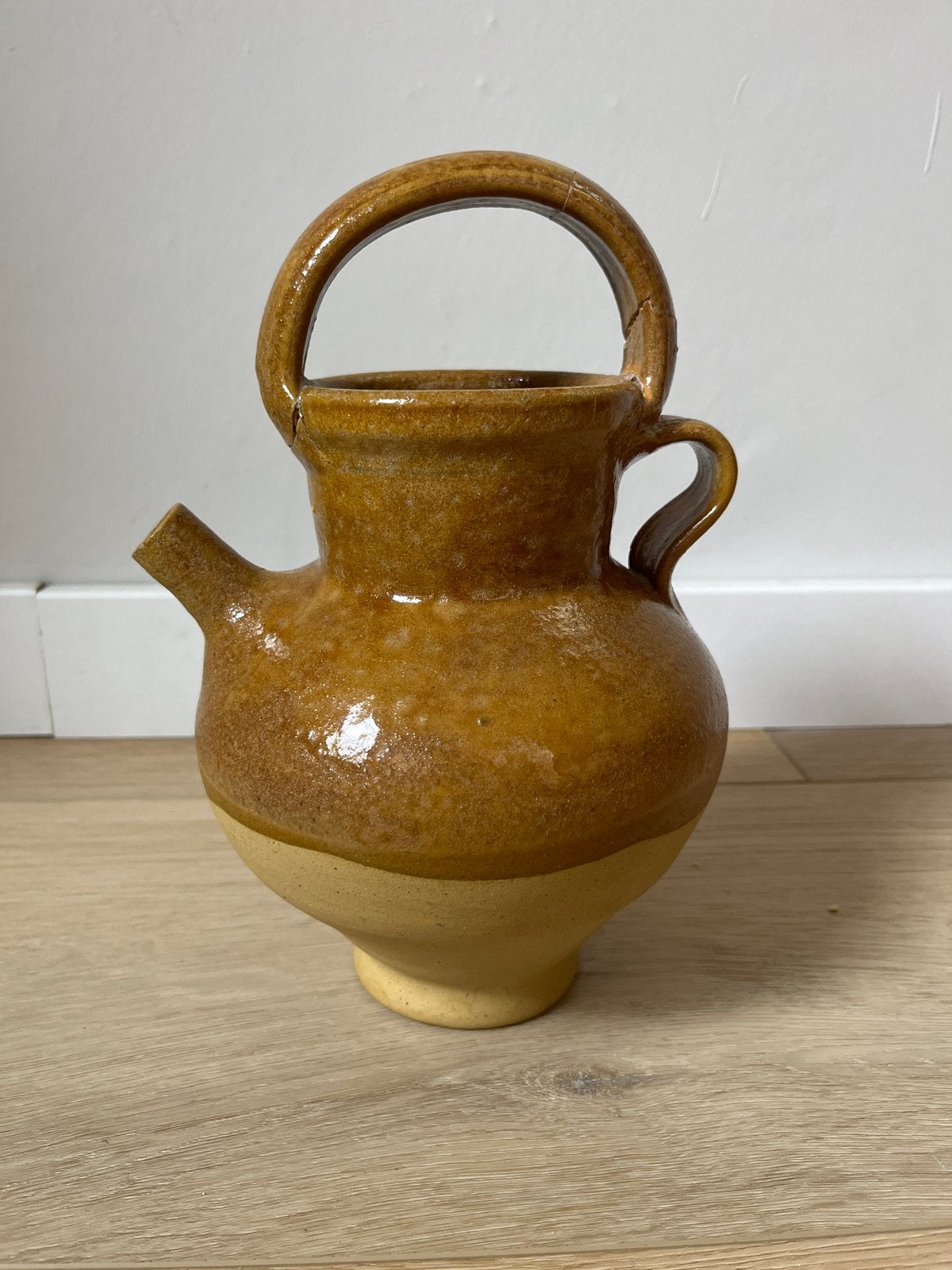 Honing kleurige terracotta Zuid Franse gargoulette, Ophalen of Verzenden