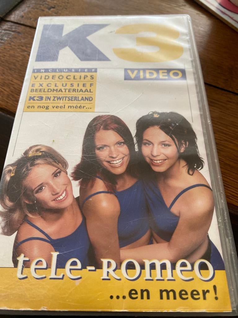 K3 Video: Tele-Romeo ...en meer! (VHS) 2002, Alle leeftijden, Ophalen, Gebruikt, Nederlandstalig