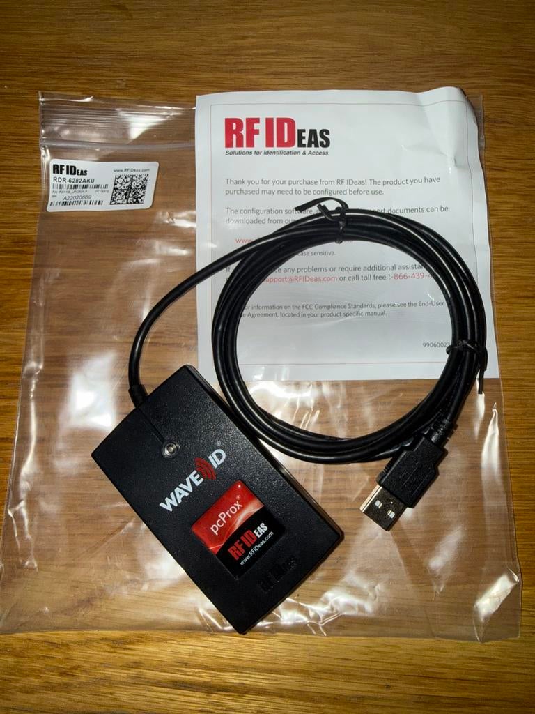 RFIDeas WaveID PCPROX RDR-6282AKU badge reader nieuw, Ophalen of Verzenden, Nieuw