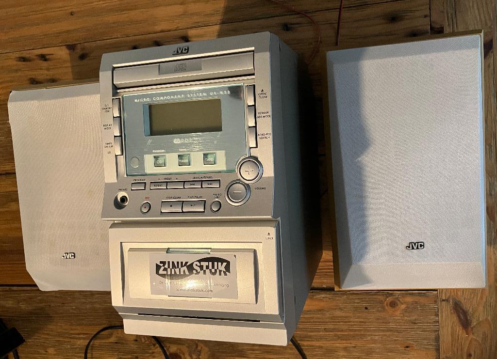 Gratis JVC mini stereotoren defect, Ophalen, Cassettedeck, JVC, Microset