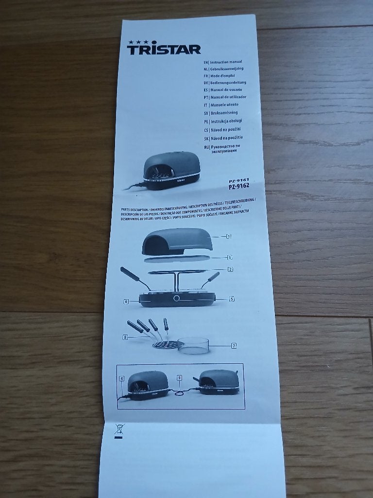 pizzaoven 2 pers., Ophalen, Nieuw, Tristar