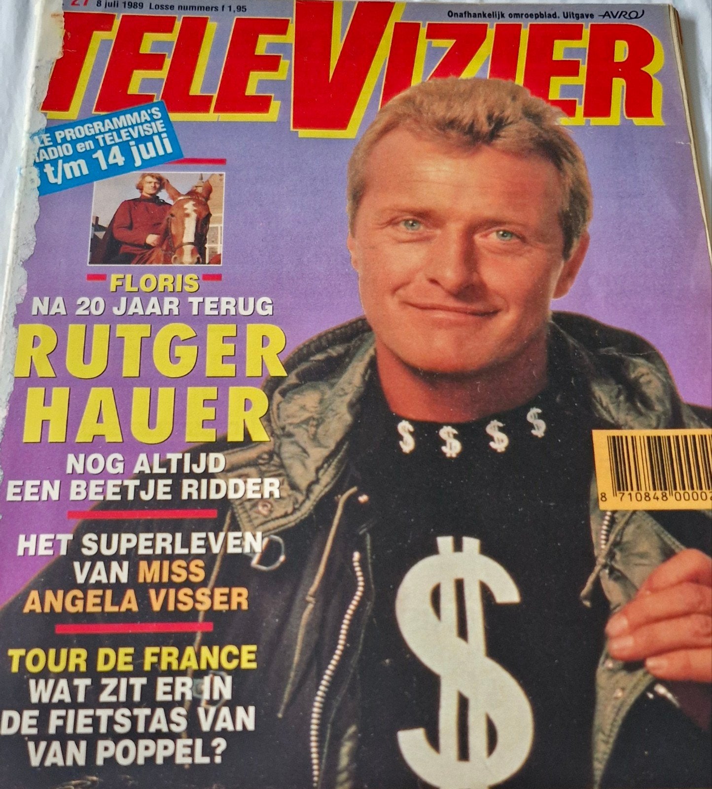 Televizier Magazinei 1989 - Rutger Hauer- miss angela visser, Boeken, Ophalen of Verzenden, Gelezen, Overige typen
