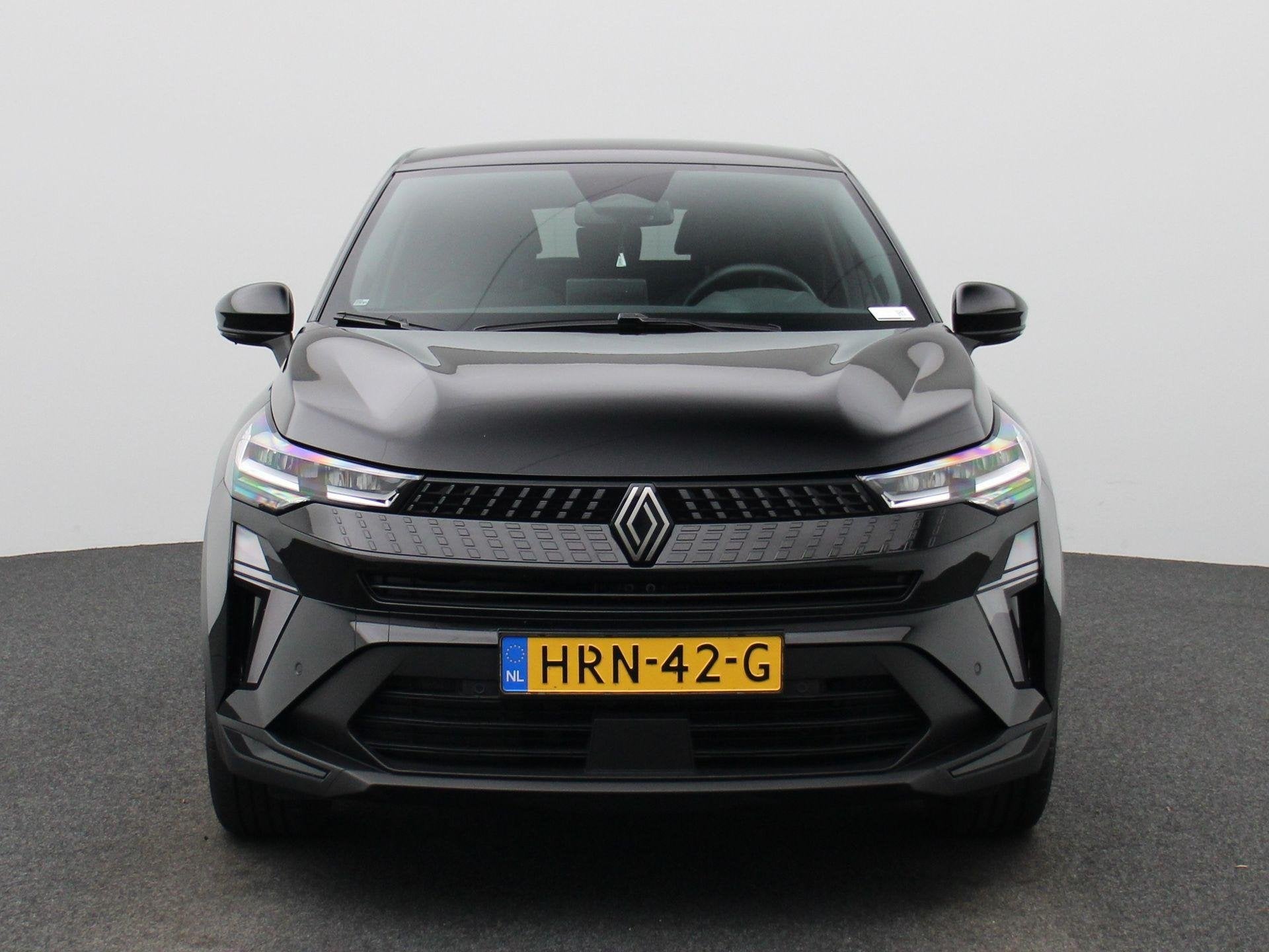 Renault Captur 1.6 E-Tech full hybrid 145 techno | Automaat, Auto's, 1345 kg, Gebruikt, Leder en Stof, Zwart