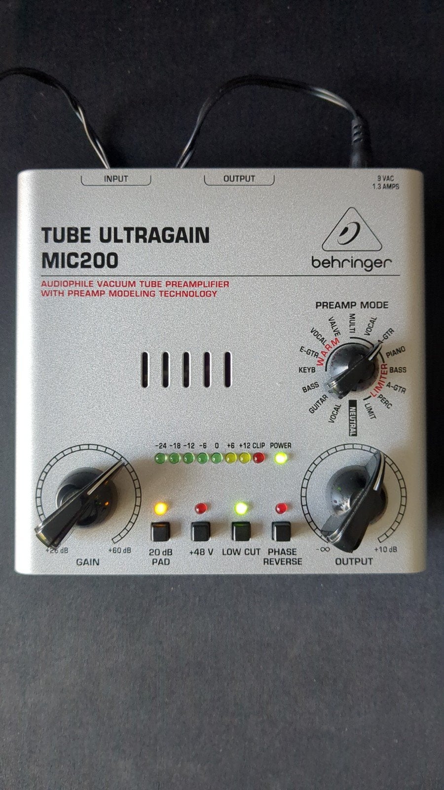 Behringer Ultragain MIC2000 Microfoon Voorversterker, Ophalen of Verzenden, Zo goed als nieuw, Overige typen