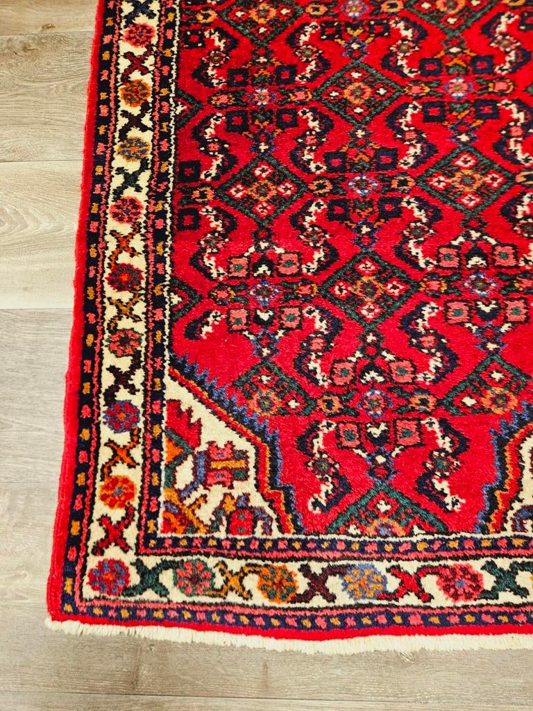 Perzisch Handgeknoopt Loper. Prachtige kleuren en patronen!, Crème, Perzisch, 200 cm of meer, Zo goed als nieuw
