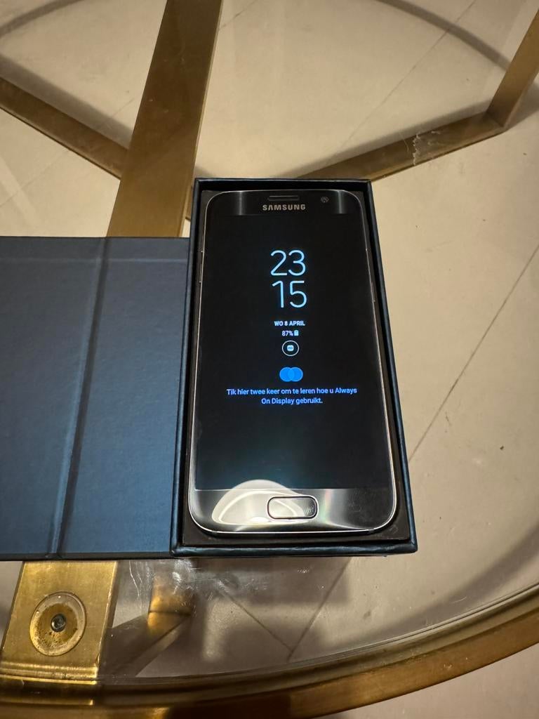 Samsung Galaxy S7 Black Onyx, Zwart, Ophalen of Verzenden, Zo goed als nieuw, Zonder simlock