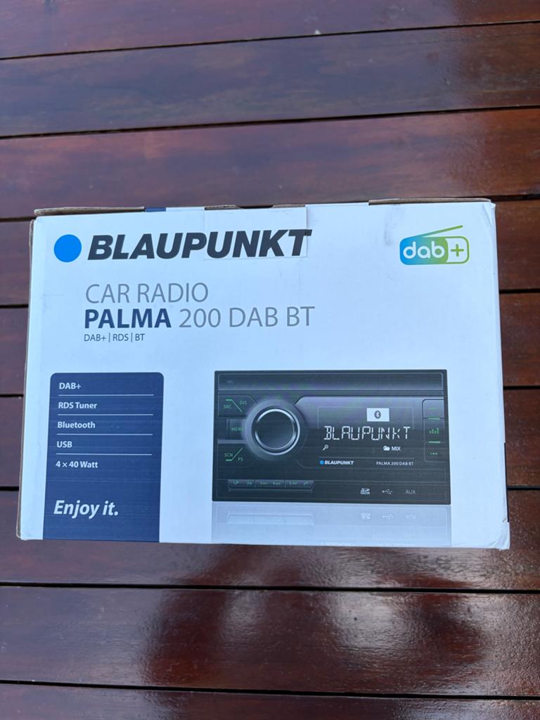 Blaupunkt Palma 200 DAB BT Autoradio - Z.g.a.n. in doos, Auto diversen, Autoradio's, Ophalen of Verzenden, Zo goed als nieuw