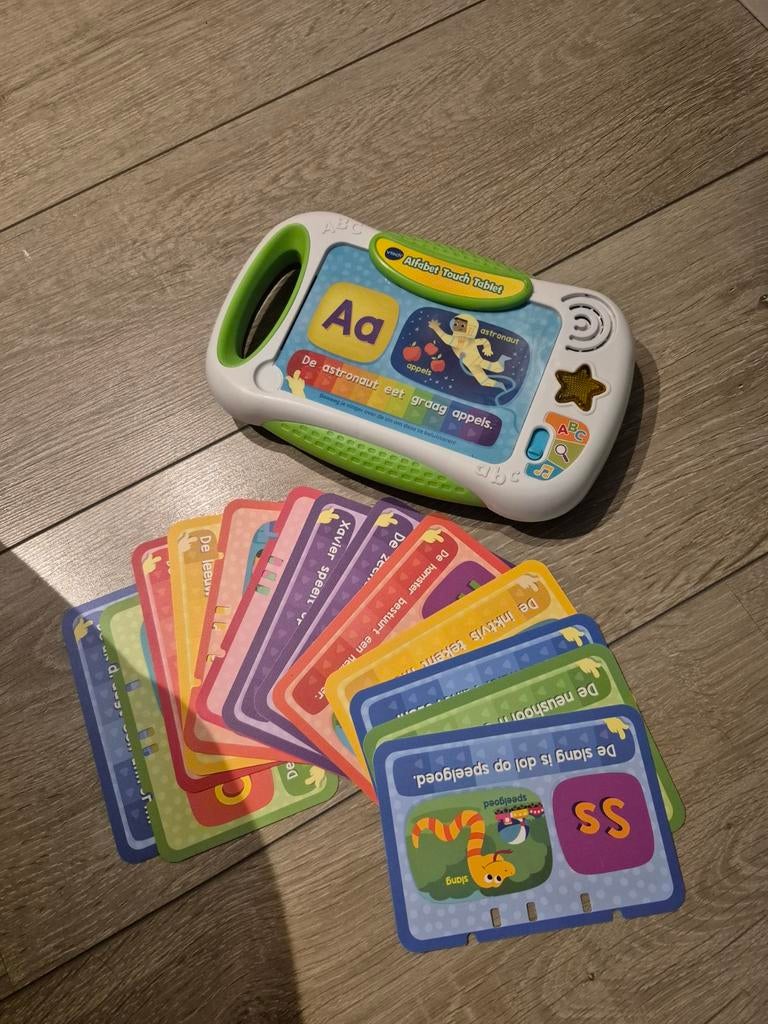 Vtech alfabet touch tablet, Ophalen of Verzenden, Zo goed als nieuw