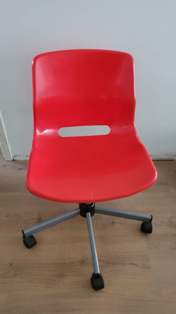 Rode bureaustoel Snille Ikea, Ophalen, Gebruikt, Rood, Bureaustoel