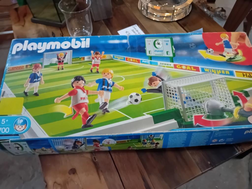 Playmobile voetbalveld, Ophalen, Gebruikt