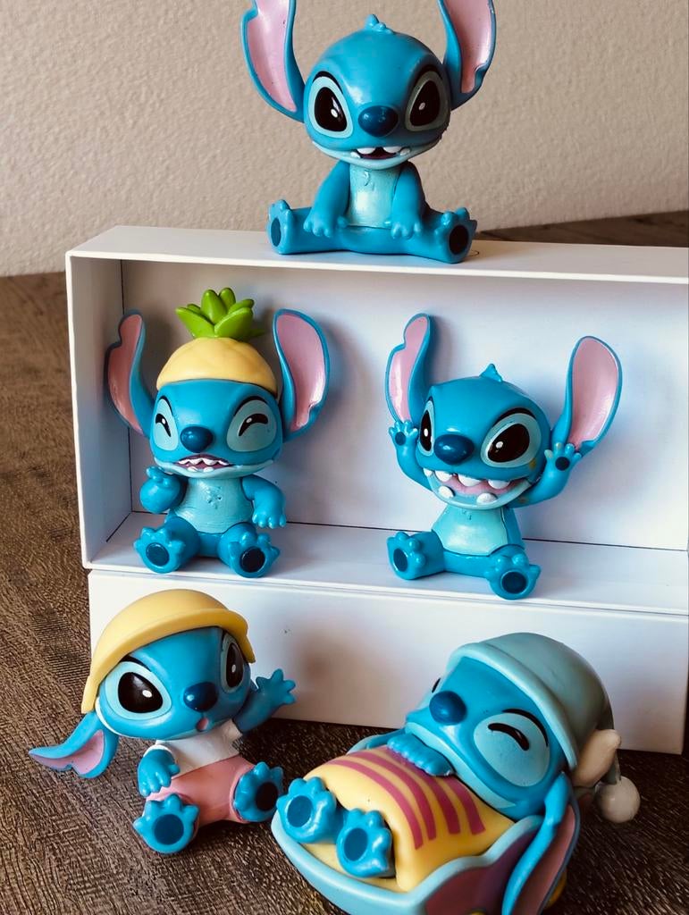 Disney Lilo & Stitch set figuren, Verzamelen, Disney, Ophalen of Verzenden, Overige figuren, Zo goed als nieuw, Beeldje of Figuurtje