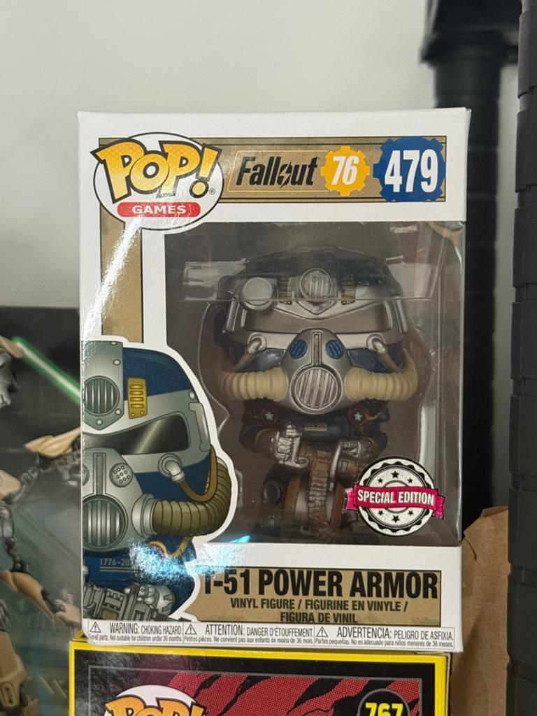 T-51 Power Armor Fallout 76 Funko Pop, Ophalen of Verzenden, Zo goed als nieuw