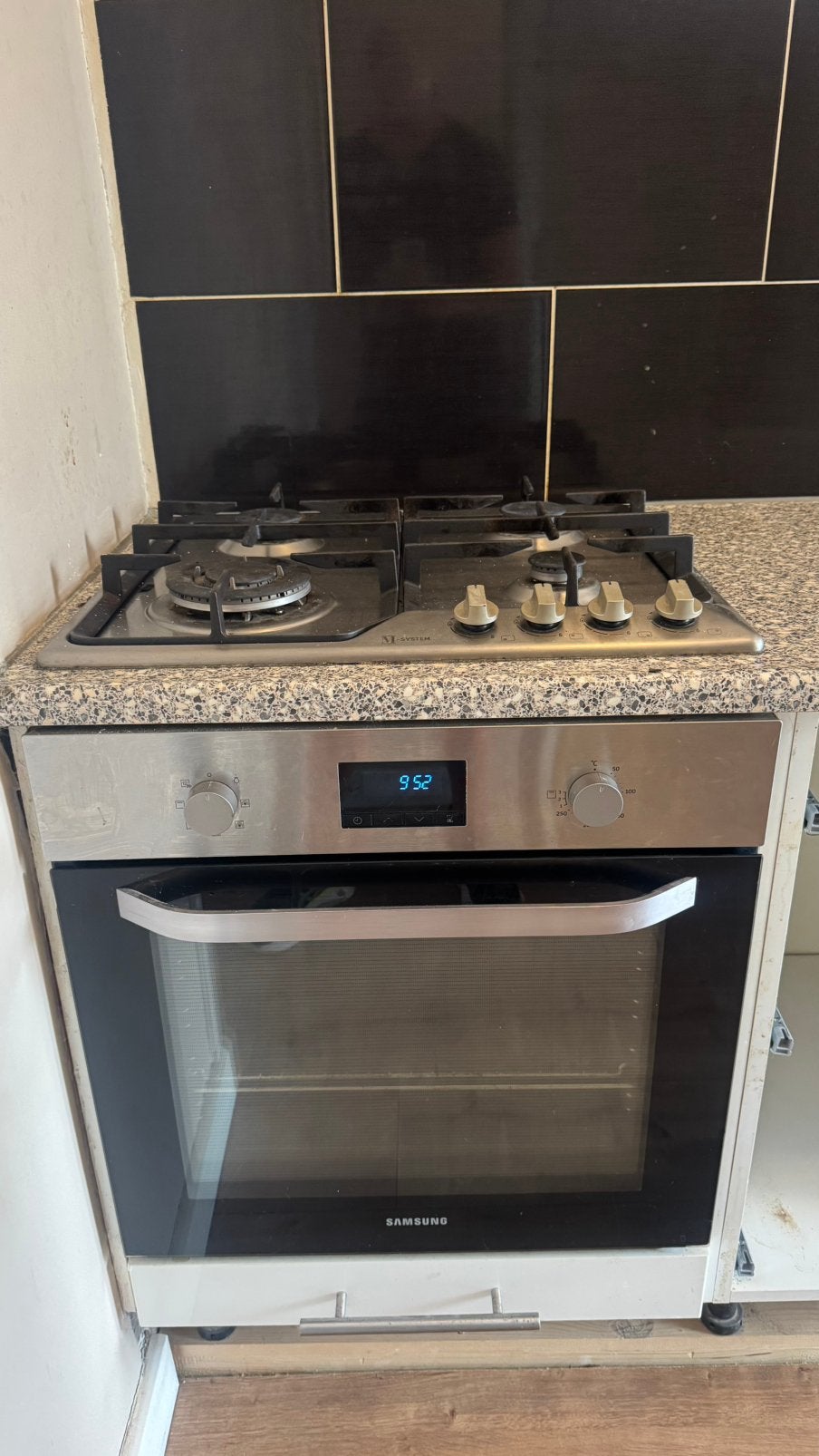 Oven Samsung, Witgoed en Apparatuur, Zo goed als nieuw, Gas, Vrijstaand, 85 tot 90 cm