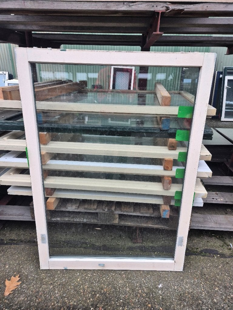 Raam raamkozijn hardhout 100 / 90 x 139,5 cm ( 414 ), Doe-het-zelf en Verbouw, Kozijnen en Schuifpuien, Gebruikt, Raamkozijn, Nb