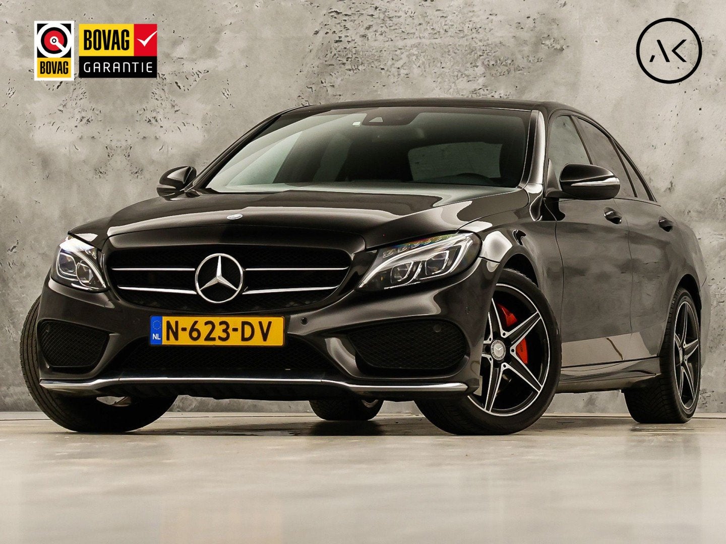 Mercedes-Benz C-Klasse 250 AMG Sport 211Pk Automaat (NAVIGAT, Auto's, Automaat, 12 maanden, 4 cilinders, Zwart