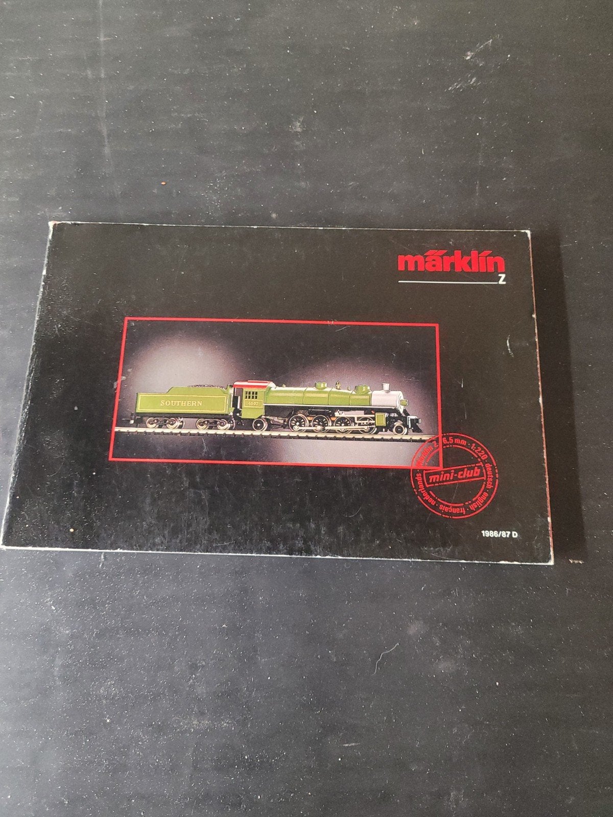 Märklin Mini-Club Catalogus 1986/87 D, Wisselstroom, Gebruikt, Märklin, Boek, Tijdschrift of Catalogus