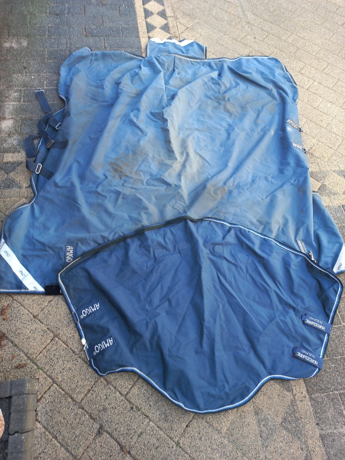 horseware dekens/liners 6.3 en 6.6, Gebruikt, Ophalen of Verzenden, Afneembare hals, Horseware