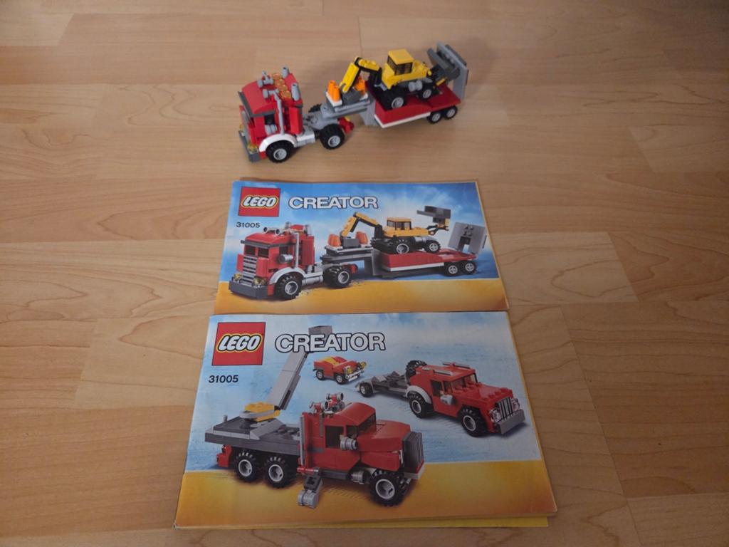 Lego Creator 31005 Transportwagen, Kinderen en Baby's, Speelgoed | Duplo en Lego, Lego, Compleet, Ophalen of Verzenden, Zo goed als nieuw
