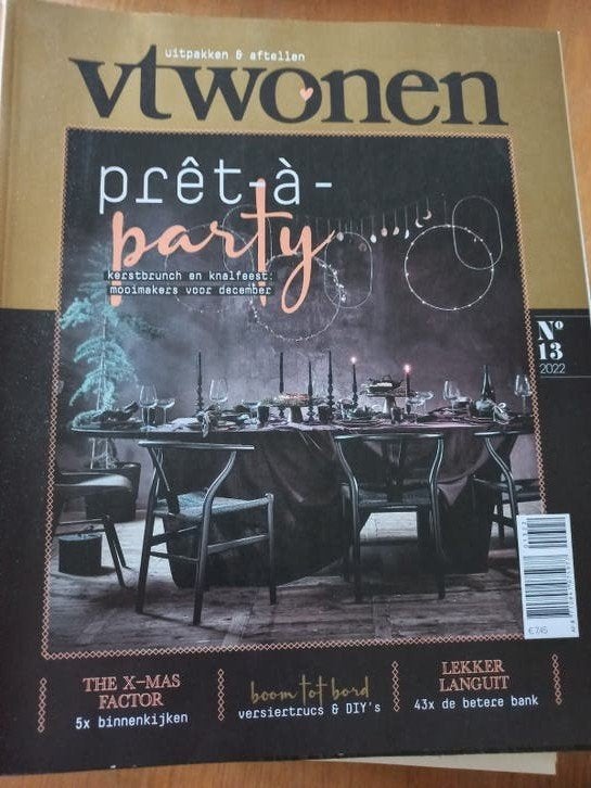 Vtwonen Magazine No. 13 2022 - Kerst & Interieur, Ophalen of Verzenden, Zo goed als nieuw, Overige typen