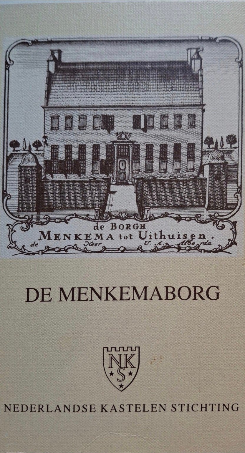 De Menkemaborg — Nederlandse Kastelen stichting, Ophalen of Verzenden, Freerk J. Veldman - Lieke Veldman - Planten - J.G.N. Renaud